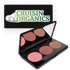 Discover the epitome of luxury with our Mahogany Wine Blush Trio Palette. Handcrafted with precision, each shade exudes sophistication and decadence. From Cruisin Organics day to night, these velvety wine-inspired hues will enhance your natural beauty, making it a must-have for any makeup collection. Treat yourself to elegance with Mahogany Wine.