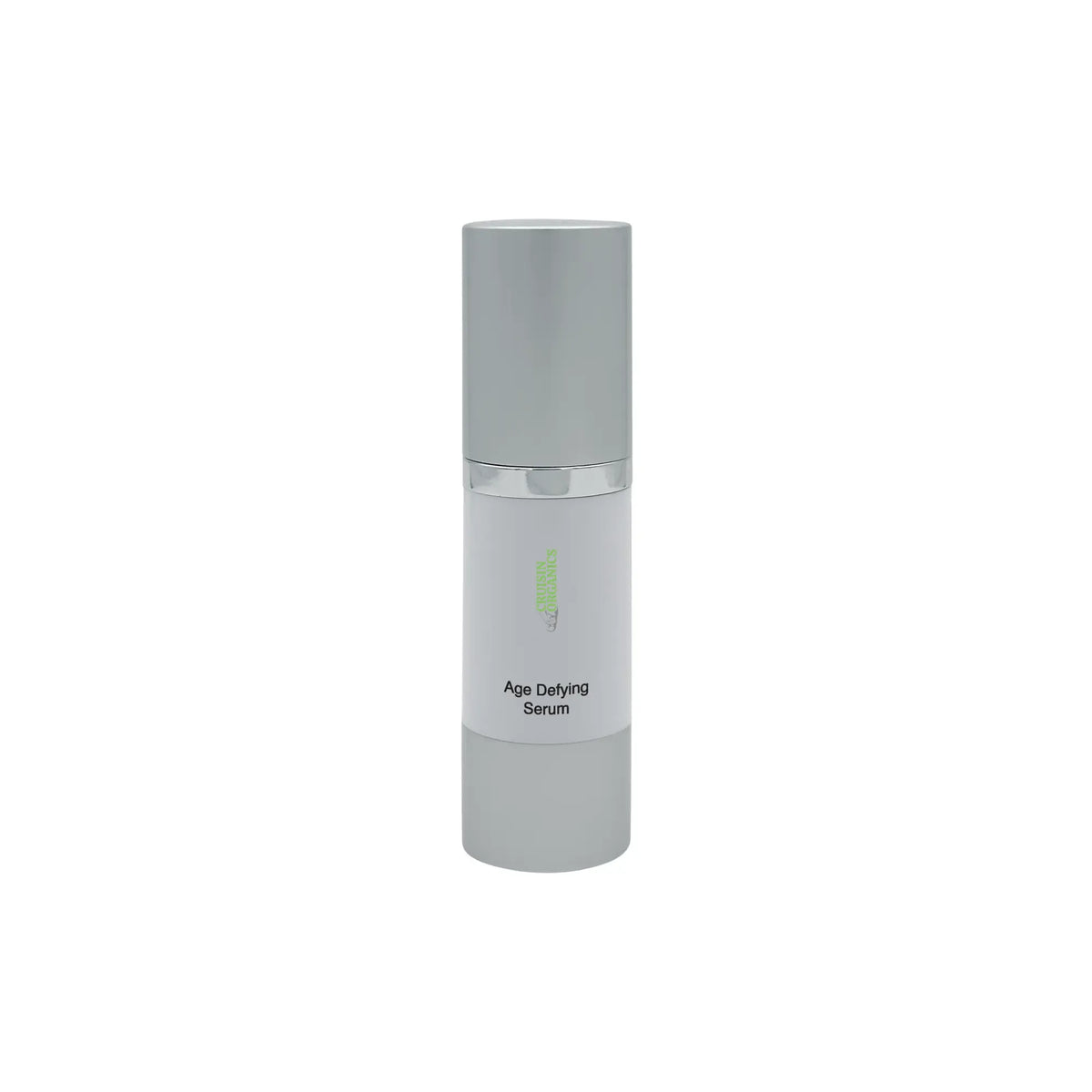 Skincare serum bottle labeled &