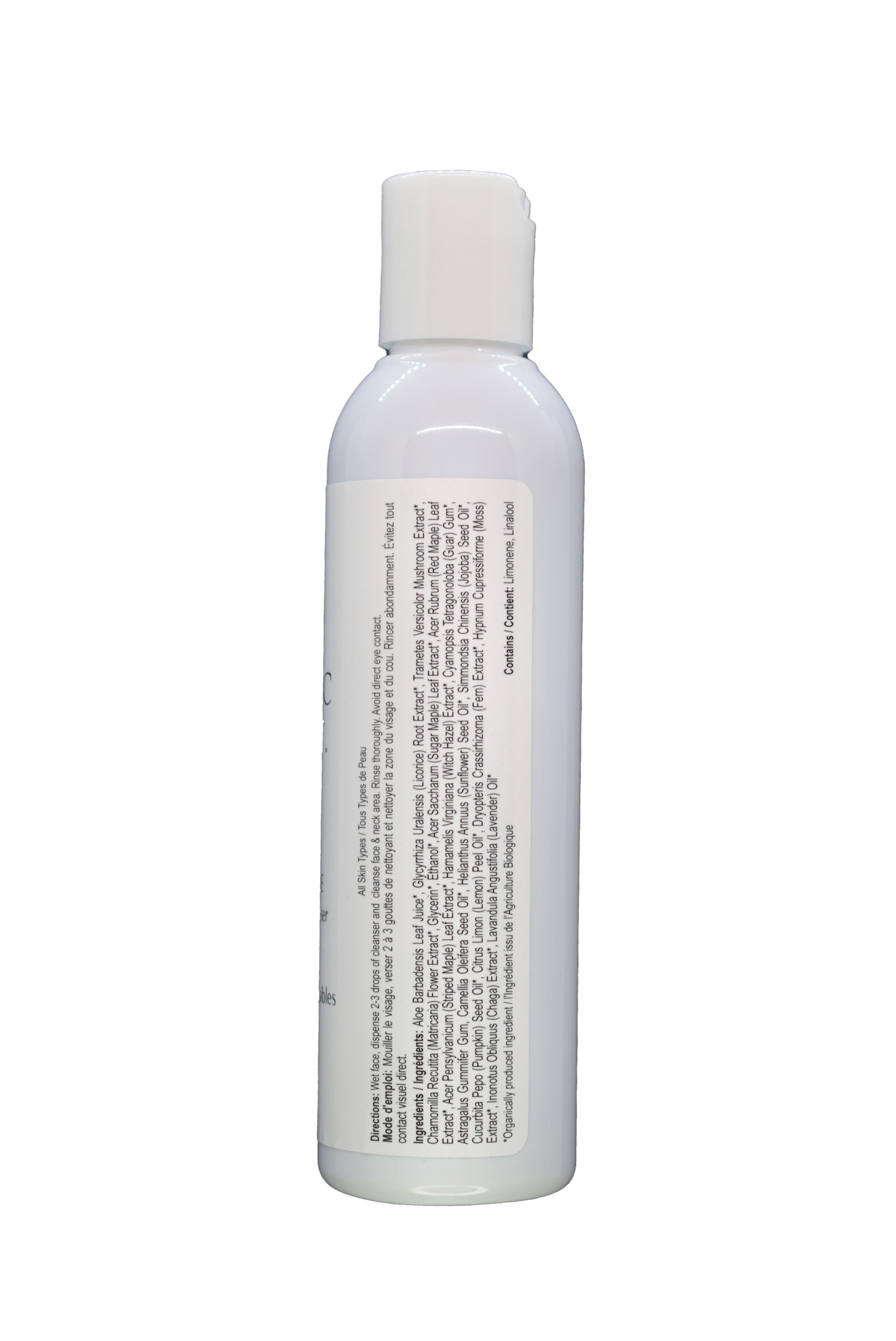Sulfate-free cleanser with organic licorice root that gently purifies without causing dryness or irritation. Made with Canadian maple varieties to maintain skin balance for all skin types.