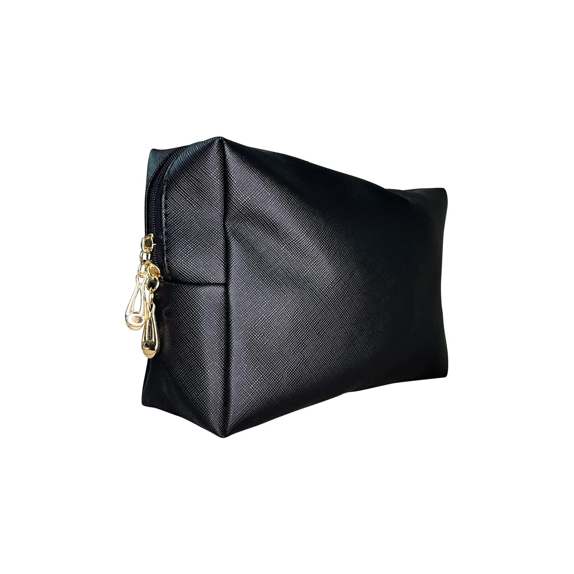 Looking for a larger makeup bag for longer days and vacations? This Cruisin Organics Everywhere Makeup Bag is the perfect fit. Carry this makeup bag everywhere for all your travels, with a multi-purpose, collapsible design. With a secure waterproof exterior and a black aesthetic, pool days are here!