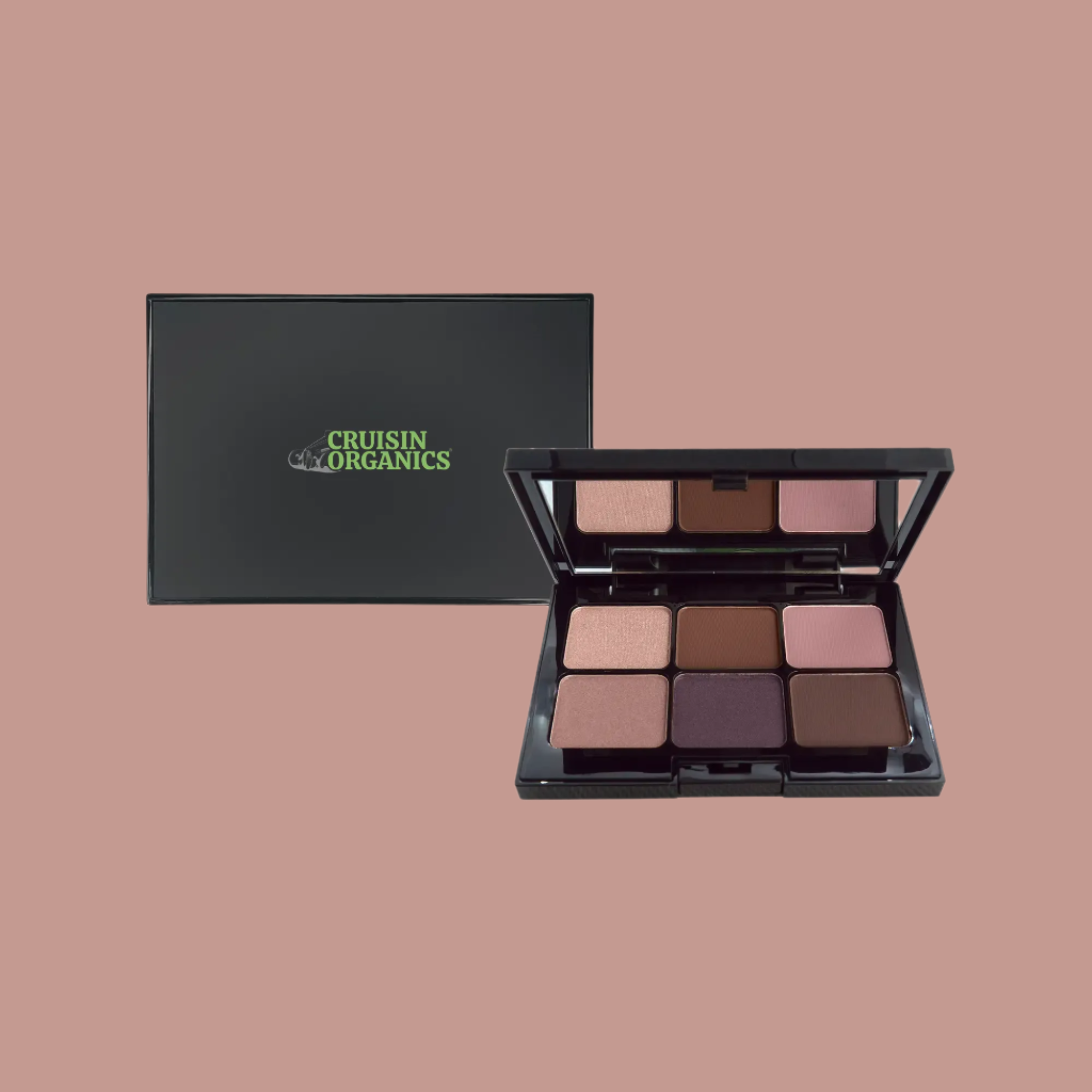 The Sweet Almond Eyeshadow 6 Palette by Cruisin Organics is available. easily layered in many color combinations and cream textures. intensely colored, with dazzling finishes that endure and give off a glowing, velvety appearance. Applying it smoothly and gently protects the delicate area around the eyes.