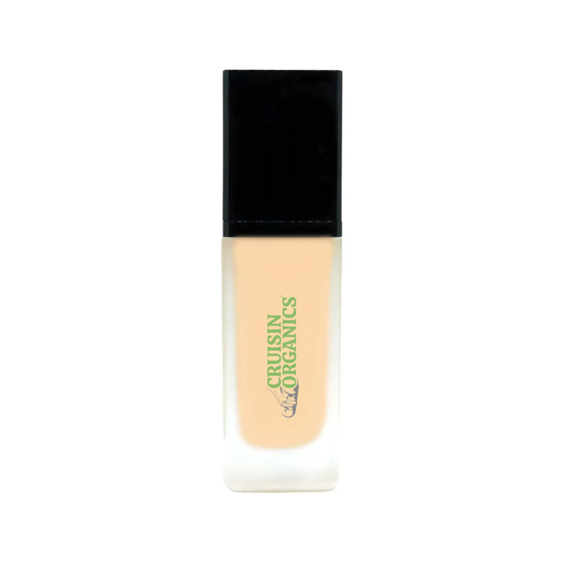 Glow with Cruisin Organics Peach Foundation! This infused foundation offers medium-to-full buildable coverage and a dewy, natural finish that will leave you looking radiant. It&