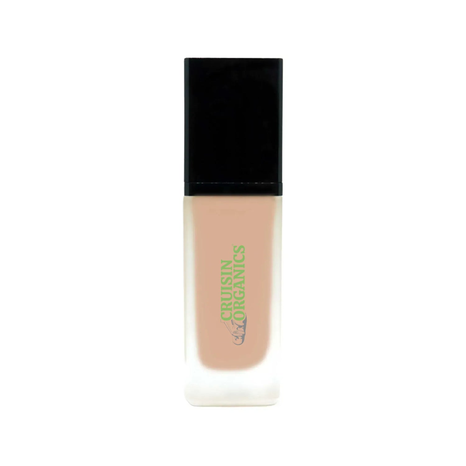 Introducing Cruisin Organics  Nude Warmth Foundation - the solution for a flawless complexion. This cruelty-free foundation provides protection while remaining free of parabens and oils. Its vegan formula ensures a guilt-free makeup experience. Achieve a naturally radiant look without any harsh chemicals.