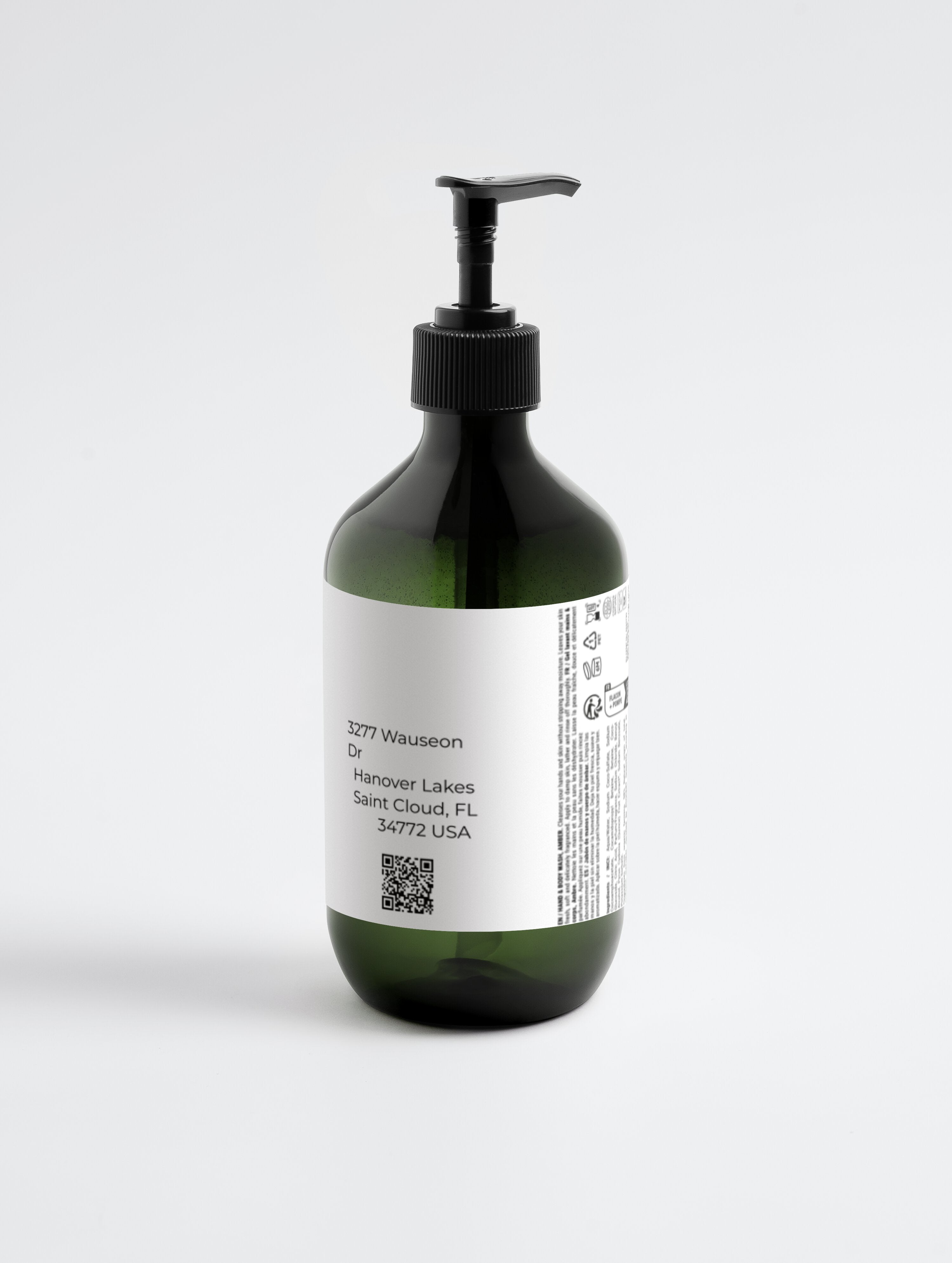 Hand & Body Wash, Patchouli & Amber Vanilla