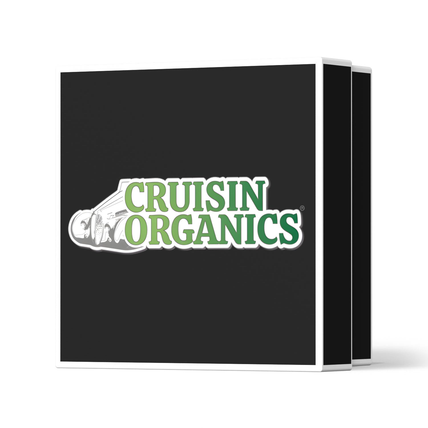 Gift boxes by Cruisin Organics box-black_whitetrim