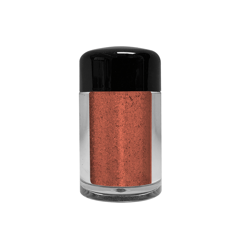 Copper is a versatile and luxurious addition to your beauty routine. This finely milled powder can be used as a highlighter for your hair, adding a touch of sparkle and shine. The lightweight particles create a delightful glitter effect, perfect for both hair and body. Elevate your look with the enchanting glow of Copper.