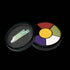 Clown face paint colorwheel by Cruisin Organics.