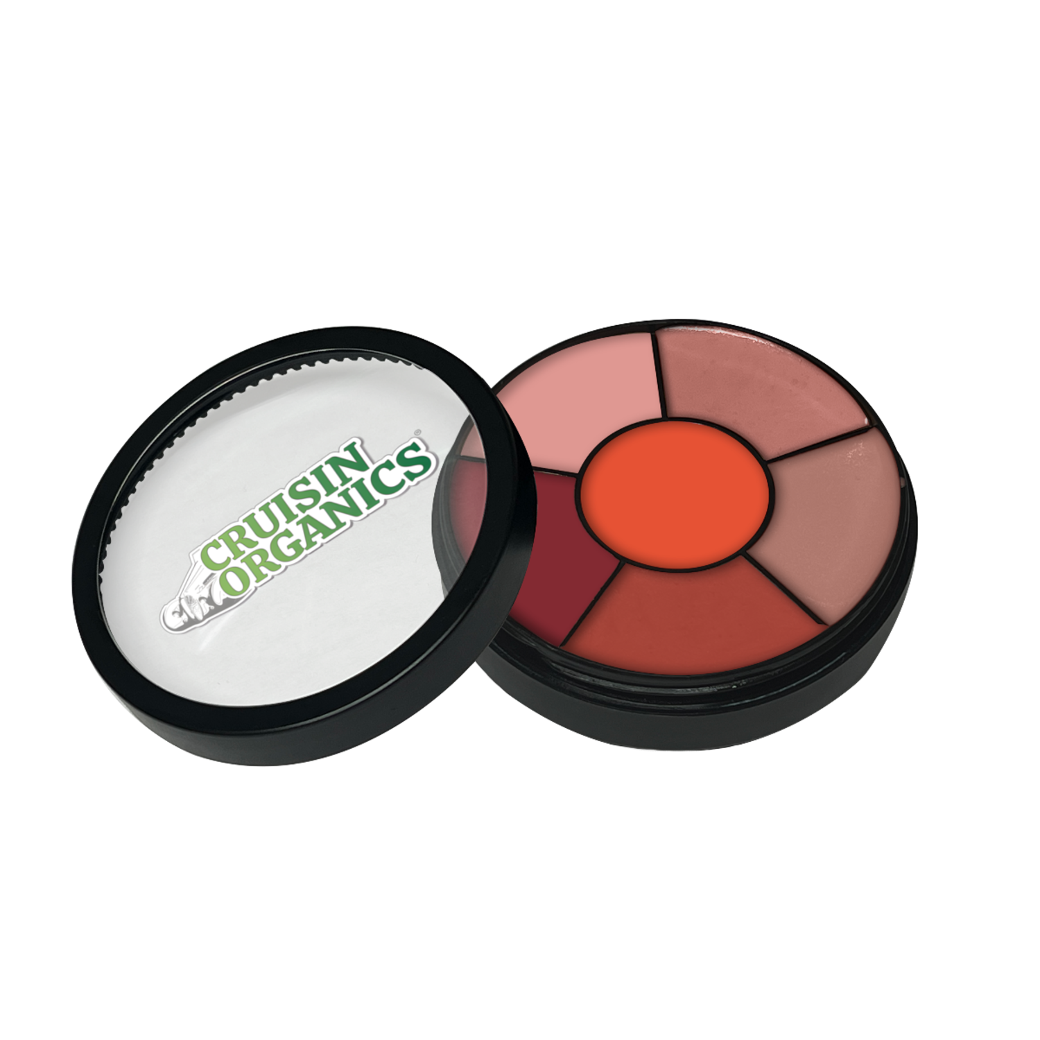 Get silky, colorful lips with Orangelicious Lip Gloss Wheel by Cruisin Organics. Made with Shea butter and Avocado oil, this gloss nourishes and smooths for a flawless, moisturized look. Vitamin E and no parabens make it even better for your lips.