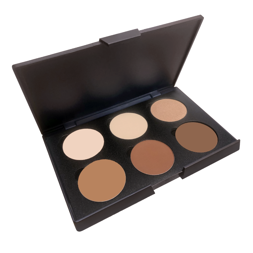 Transform your natural features with our Contour Press Powder Palette. Effortlessly create a personalized, professional contoured look with a variety of shades suitable for all skin tones. Release your inner artist and elevate your makeup routine. Why Our Contour Press Powder Palette is Exceptional: Highly Pigmented Formulas: Our palette boasts richly pigmented formulas that seamlessly blend into your skin for a natural finish. A long-lasting addition to your makeup by Cruisin Organics.