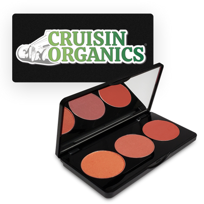 Upgrade your beauty routine with Cruisin Organics Kandy Kiss Blush Palette. As an essential tool for makeup lovers and beauty influencers alike, this trio offers sweet and timeless beauty. Enhance your look with top-tier cosmetics and achieve flawless results everytime.