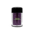 Jar of purple powder with &