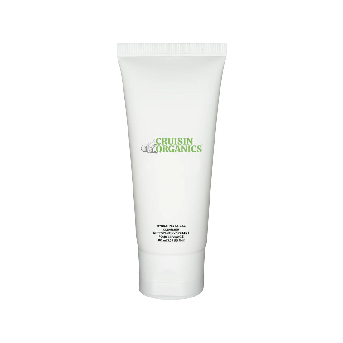 White tube of Cruisin Organics product on a white background