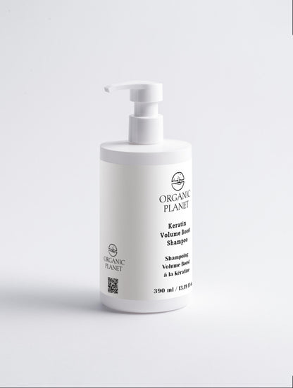 Keratin Volume Boost Shampoo delivers professional cleansing with visible volumizing results. Enriched with hydrolyzed keratin and a hydrating complex, it strengthens hair while promoting fullness and softness. An excellent choice for premium hair care brands.