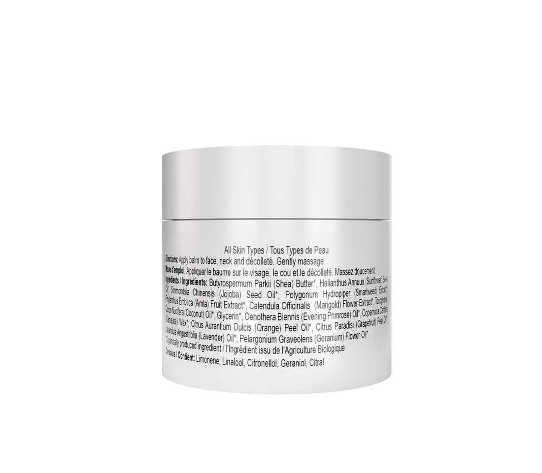 Nourish and protect your skin with Resveratrol Vegan C Ultra Rich Balm. Packed with Resveratrol Complex-C, organic, vegan butters and oils, and potent antioxidants, this luxurious balm repairs and moisturizes for firmer, smoother skin. Wake up to reduced fine lines and a radiant, healthy glow.