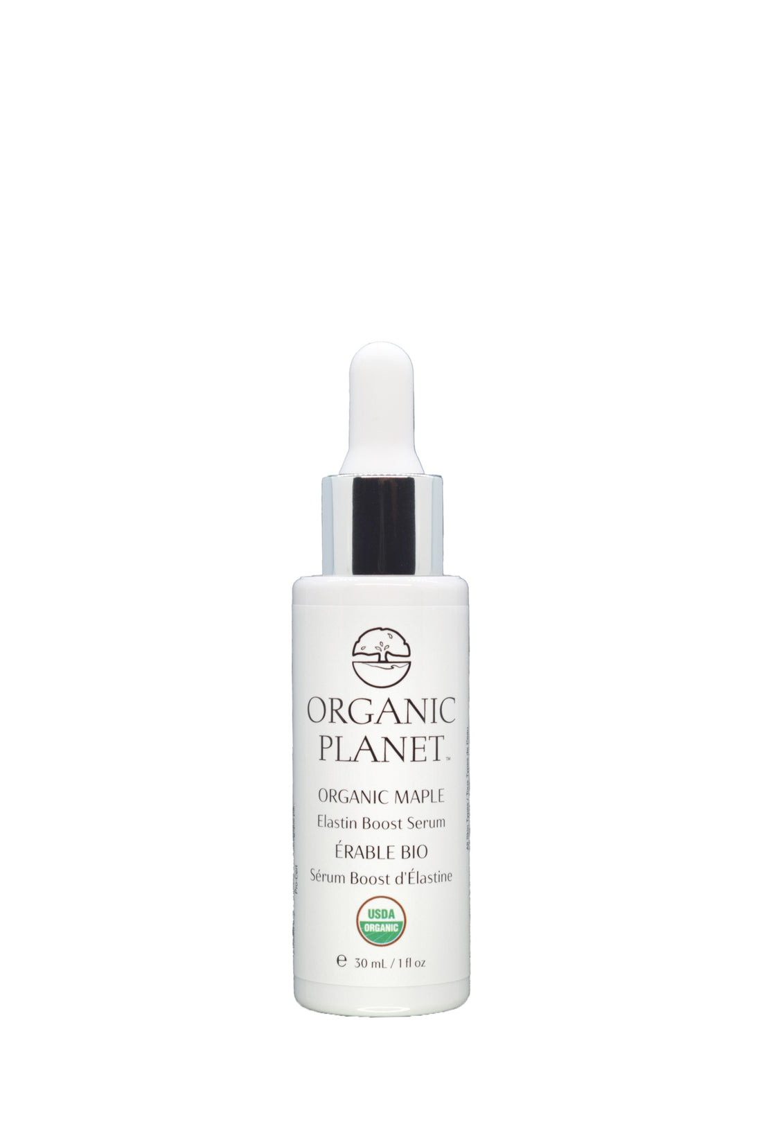 This gentle serum combines the strength of three wild maple leaf varieties to fight elastase, which degrades elastin and leads to wrinkle formation. By safeguarding your skin&
