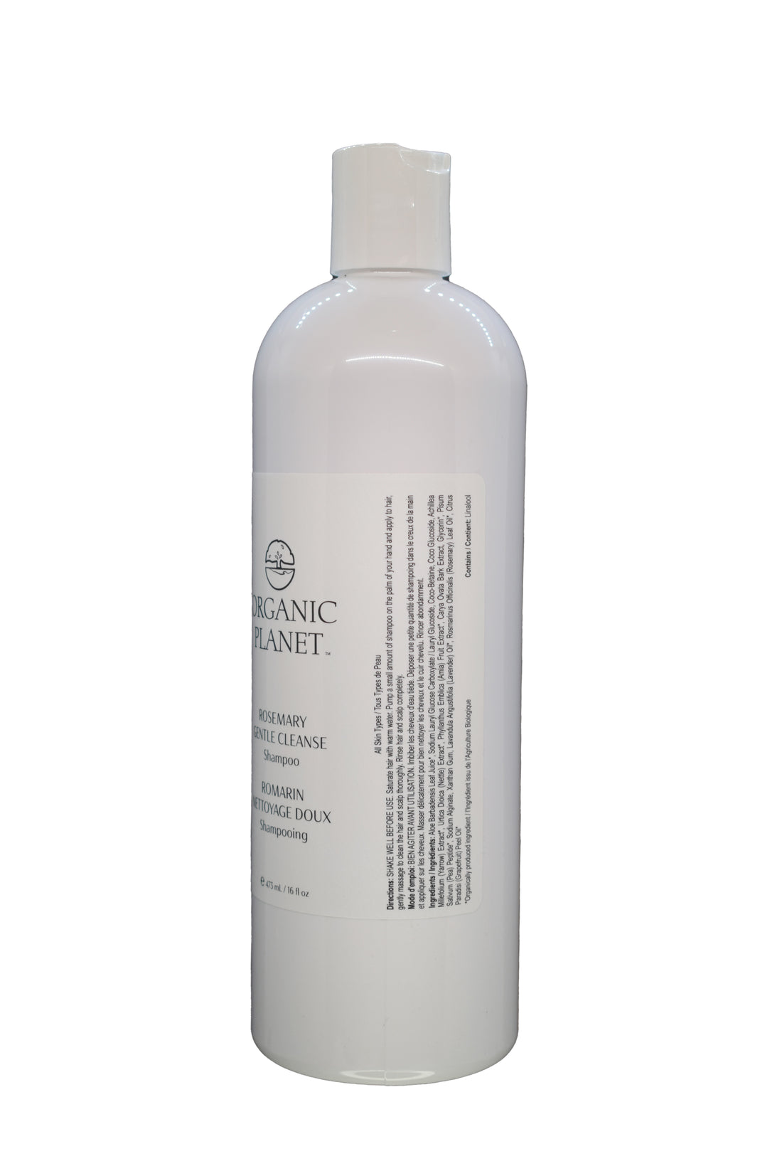Gentle organic shampoo with rosemary and botanical extracts for all hair types. Creates rich lather with your choice of lavender, rosemary, or grapefruit scent. Chemical-free, vegan, and natural formula nourishes hair and scalp naturally.