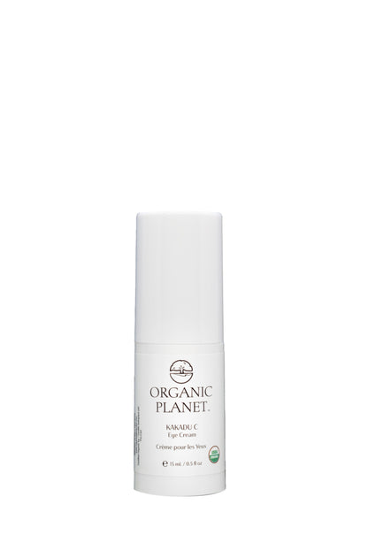 White skincare bottle labeled &