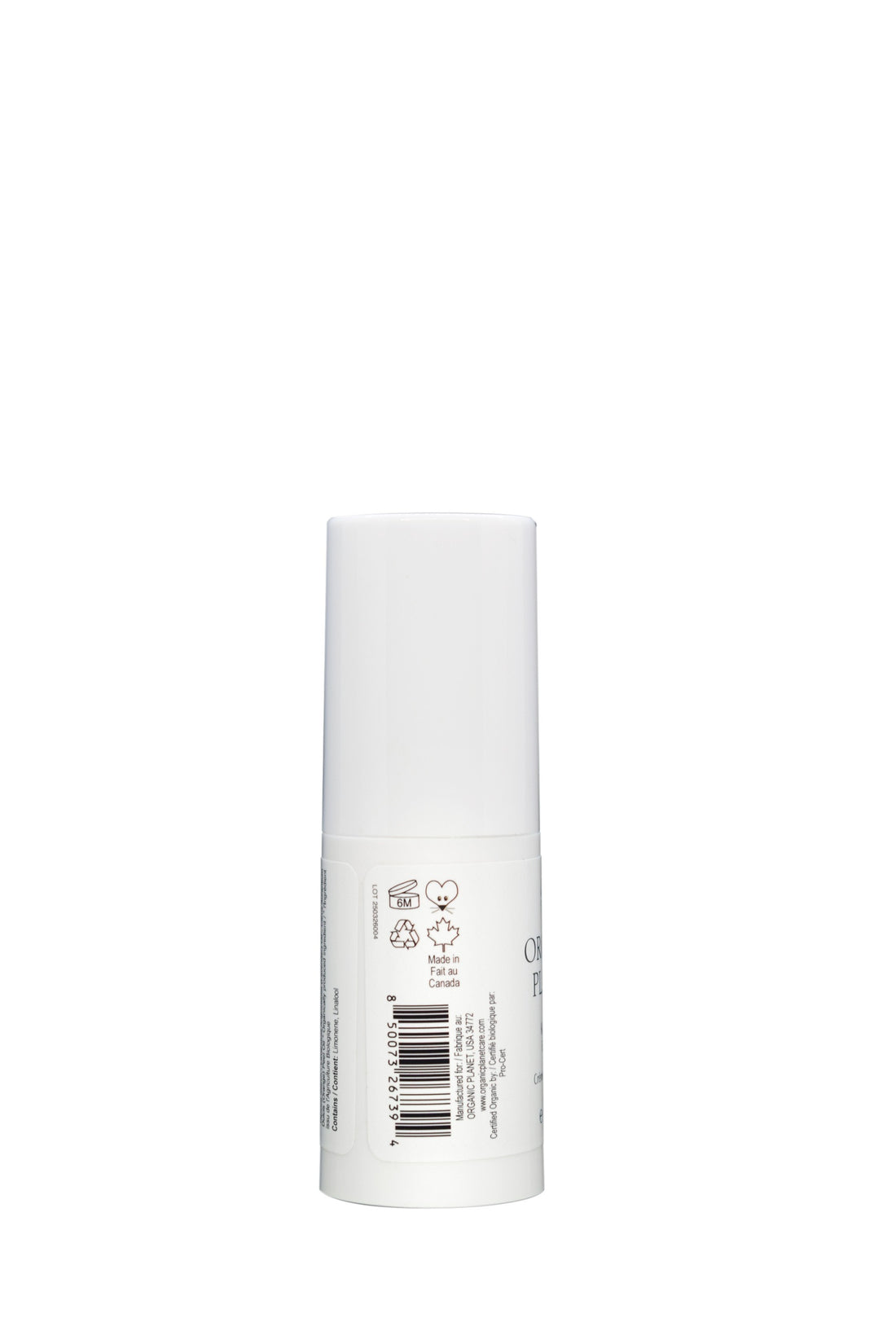 White cylindrical container with a barcode label on a white background. The rich antioxidant content protects the delicate eye area from environmental stressors and free radical damage, helping to maintain healthy skin.