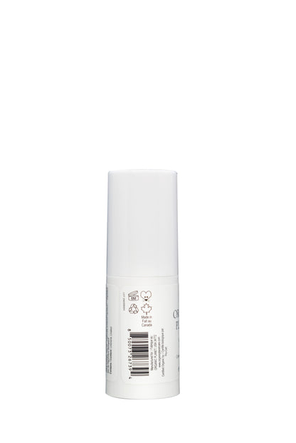 White cylindrical container with a barcode label on a white background. The rich antioxidant content protects the delicate eye area from environmental stressors and free radical damage, helping to maintain healthy skin.