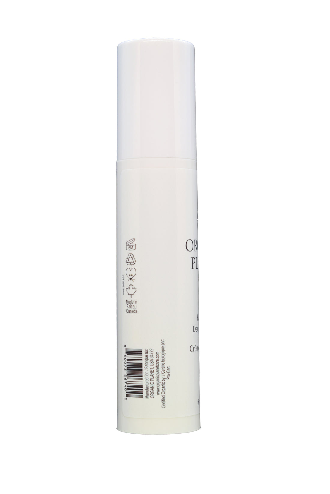 White cylindrical object with a label on a white background. KAKADU C Day Moisturizer offers a refined skincare experience, expertly crafted to provide intense hydration and profound nourishment. Featuring Kakadu Plum, renowned for its unparalleled Vitamin C and antioxidant richness, this elegant formula enhances skin’s vitality while addressing signs of aging. Complemented by the nourishing properties of Mango Seed Butter, Aloe Vera, and Rosehip Oil, it delivers a sophisticated blend that rejuvenates.