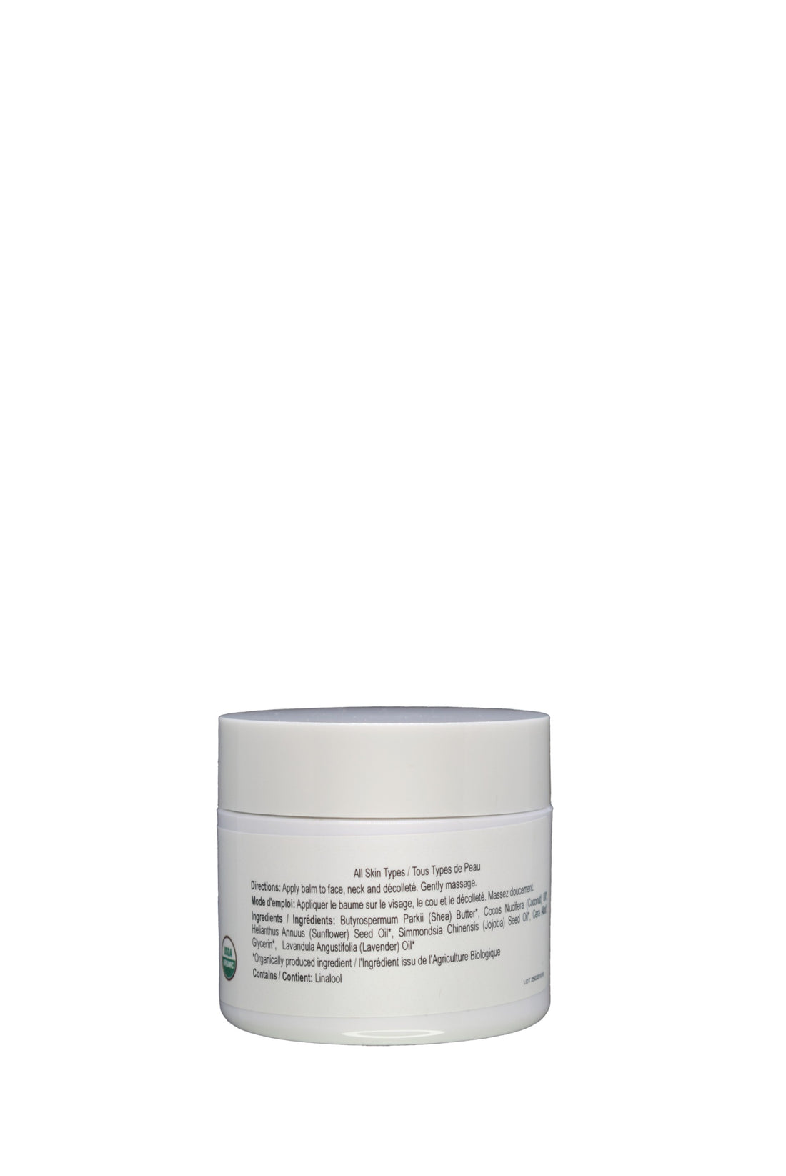 Experience the transformative power of our USDA Certified Organic lavender balm. Reveal a radiant glow as it deeply hydrates and reduces fine lines on face and neck. Enjoy a calming and luxurious daily treat with its rich and nourishing formula.