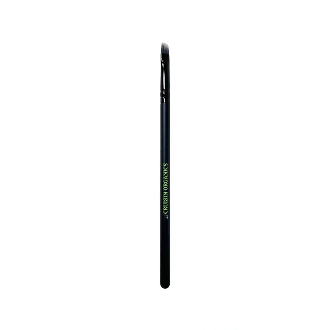 Introducing our versatile, must-have Angled Liner Brush from Cruisin Organics! With thin yet firm bristles, it allows for precise application of your favorite eye and brow products. Made with soft, synthetic hair that is gentle on the eyes, this brush will help you achieve flawless and controlled results every time!