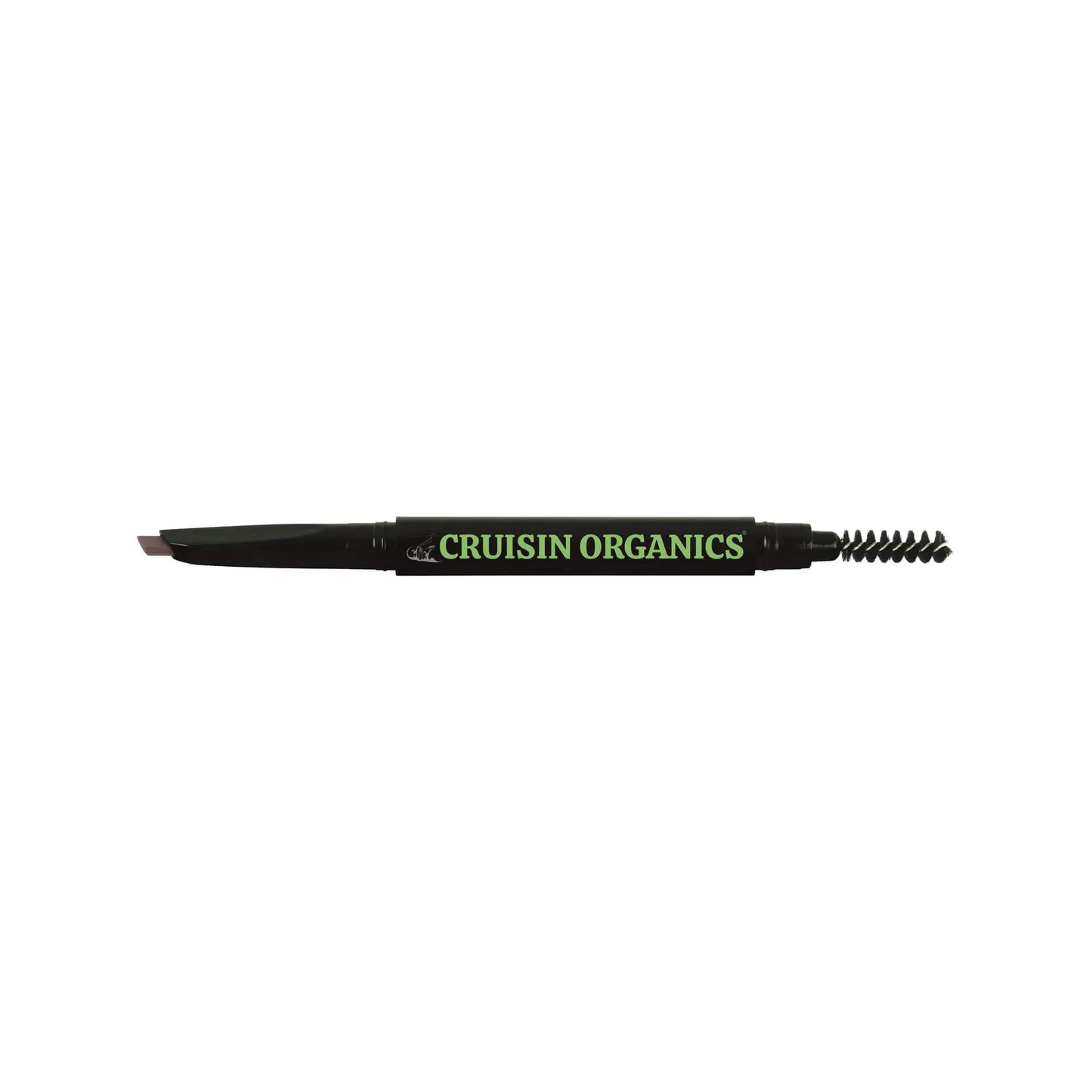 Achieve a full ash brown brow effortlessly with the help of Cruisin Organics' Automatic Eyebrow Pencil. Featuring an angled tip and spooly tip, this dual-tip pencil allows for easy and natural brow shaping. Our all-in-one formula offers color, sculpting, and sealing properties for brows that last. Gently blend the color into your natural brows for a flawless finish