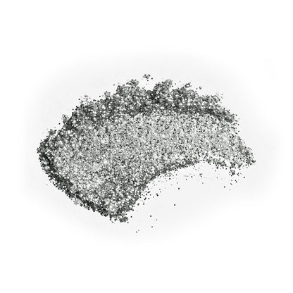 Versatile silver glitter dust that works on eyes, skin, and nails. The fine, lightweight formula creates a radiant shimmer you can wear subtle or bold. Easy to blend for professional-looking sparkle every time.