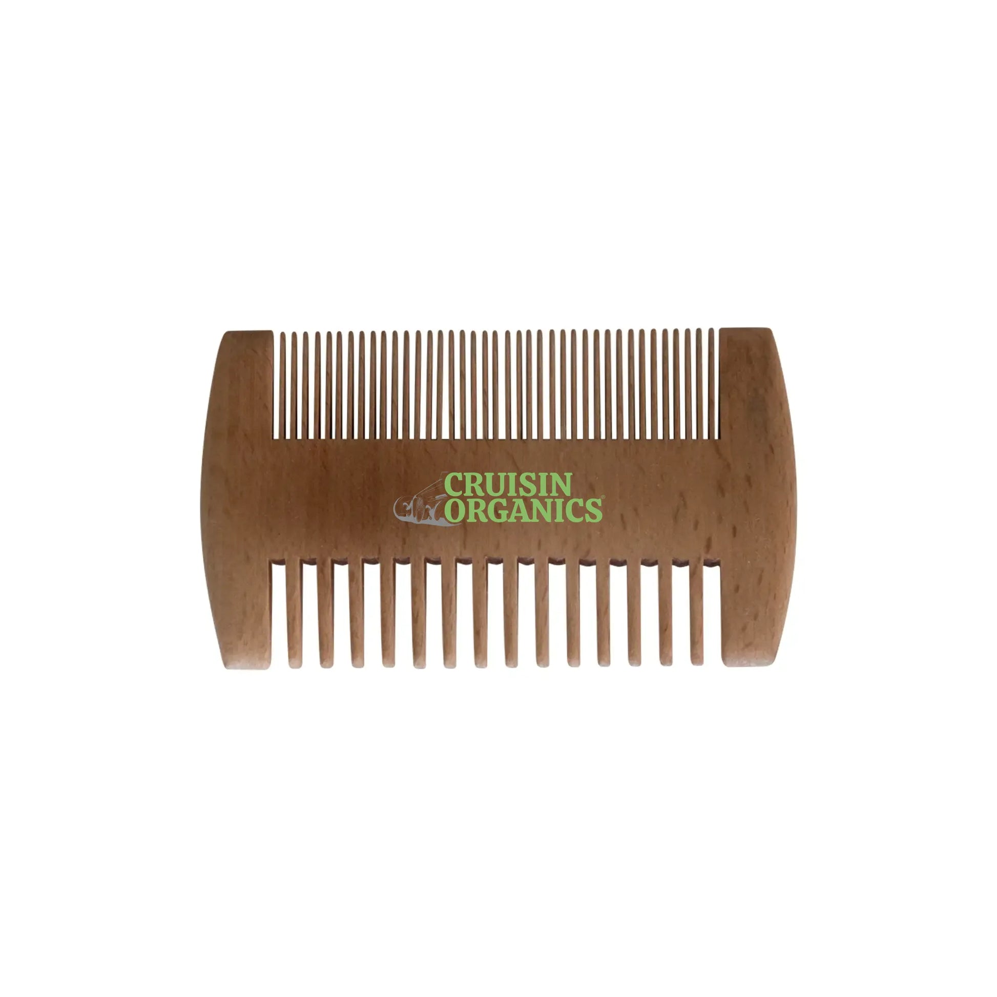 Expertly maintain and shape your hair and beard with our organic bamboo comb. It's made from 100% natural and reusable materials, with both wide-tooth and fine-tooth options for optimal circulation. A must-have for any beard or hair grooming kit.