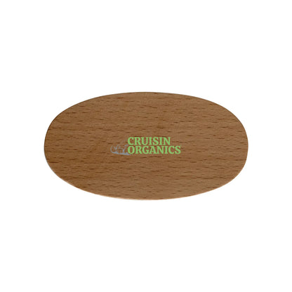 Cruisin Organics Beech Wood Beard Brush. Groom your beard to perfection with our Cruisin Organics Beach Wood Beard Brush! The strong bristles effectively remove dead skin cells and detangle your beard, leaving it looking and feeling its best. Say goodbye to unruly facial hair and hello to a groomed and healthy beard.