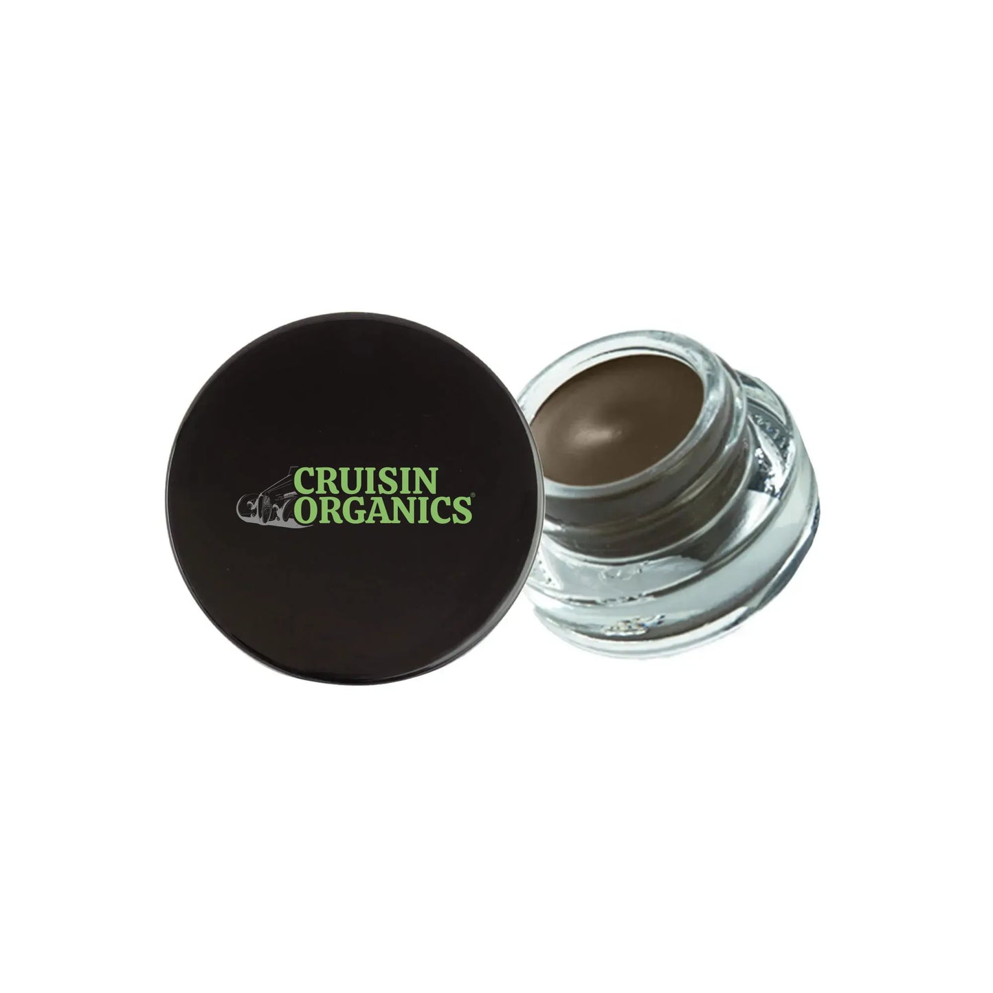 Enhance your brow game with Choco-Latte Brow Pomade from Cruisin Organics. This vegan and cruelty-free formula fills sparse brows and tames and shapes thicker ones. Achieve flawlessly defined brows without parabens or added fragrance.