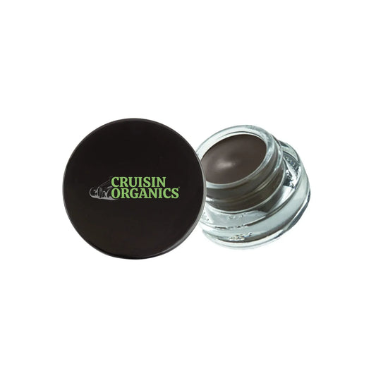 Introducing Cruisin Organics Truffle Brow Pomade: Enhance, define, and strengthen your brows with our high-quality formula. Contains titanium dioxide for sun protection and truffle extract for long-lasting results. Achieve a natural, bold look with nourished, fuller brows.