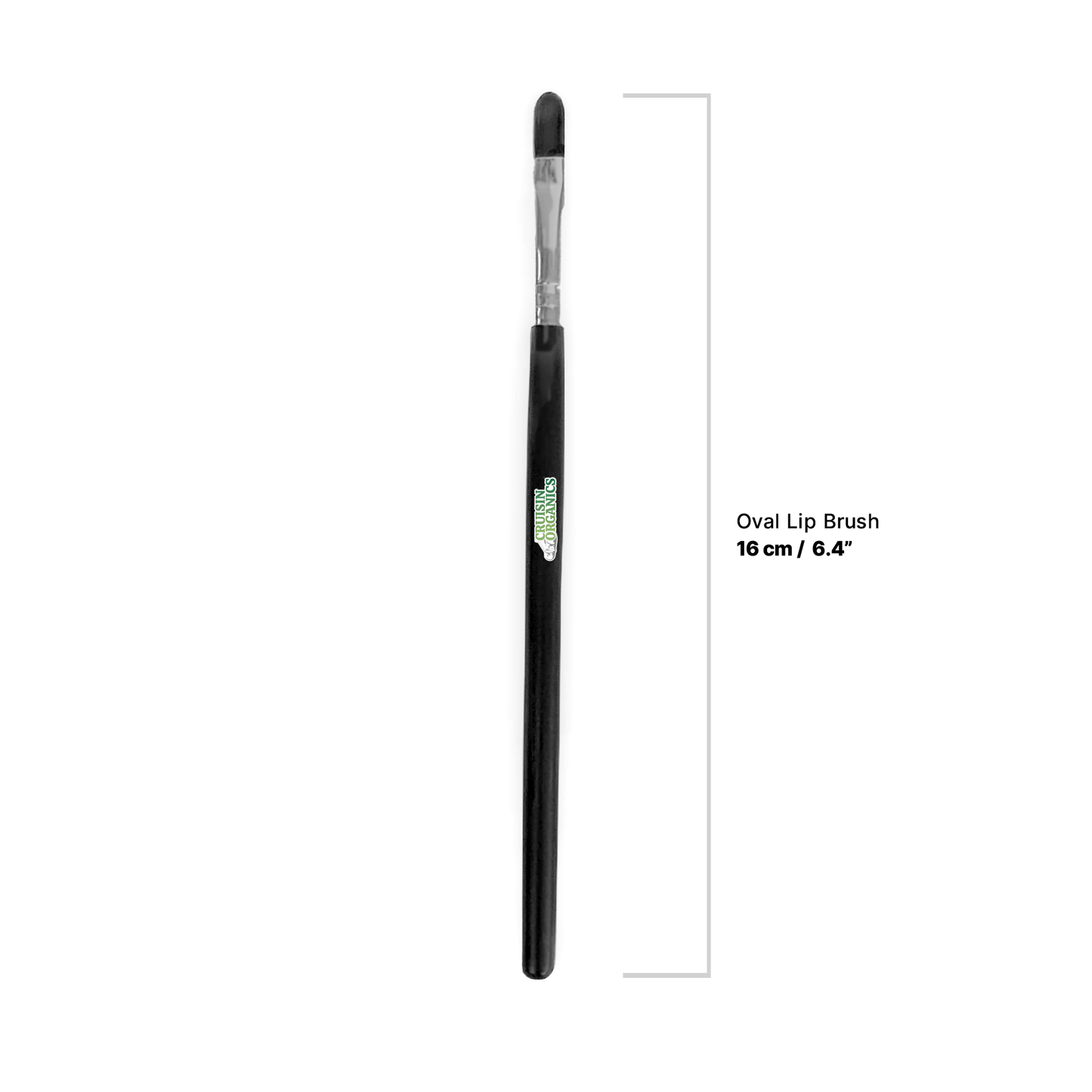 Oval Lip Brush by Cruisin Organics Ethically manufactured, eco-friendly lip brush.