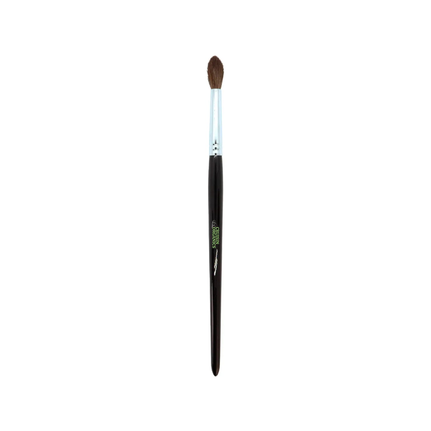 Blend the perfect crease color you’re looking for with our Cruisin Organics crease blender brush. This brush is perfectly shaped to guarantee precise application of color in the crease. Whether you are looking for light definition in the crease or a more dramatic look, this brush will deliver flawless, blended results each time.