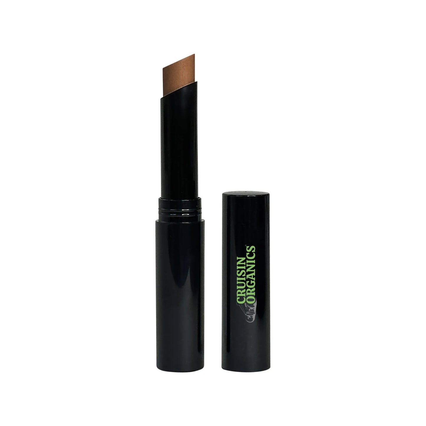 The Cruisin Organics Choco Creme Concealer Stick effectively conceals dark spots, providing high coverage and lasting results.
