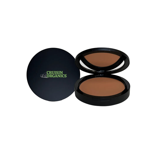 Introducing Cruisin Organics dual blend Walnut Powder Foundation - our clean, pressed formula created specifically for women. Our eco-friendly e-commerce store offers a range of natural, vegan products from bronzers to lipsticks, all made with plant-based ingredients. Achieve a flawless, healthy look with Clean Beauty.