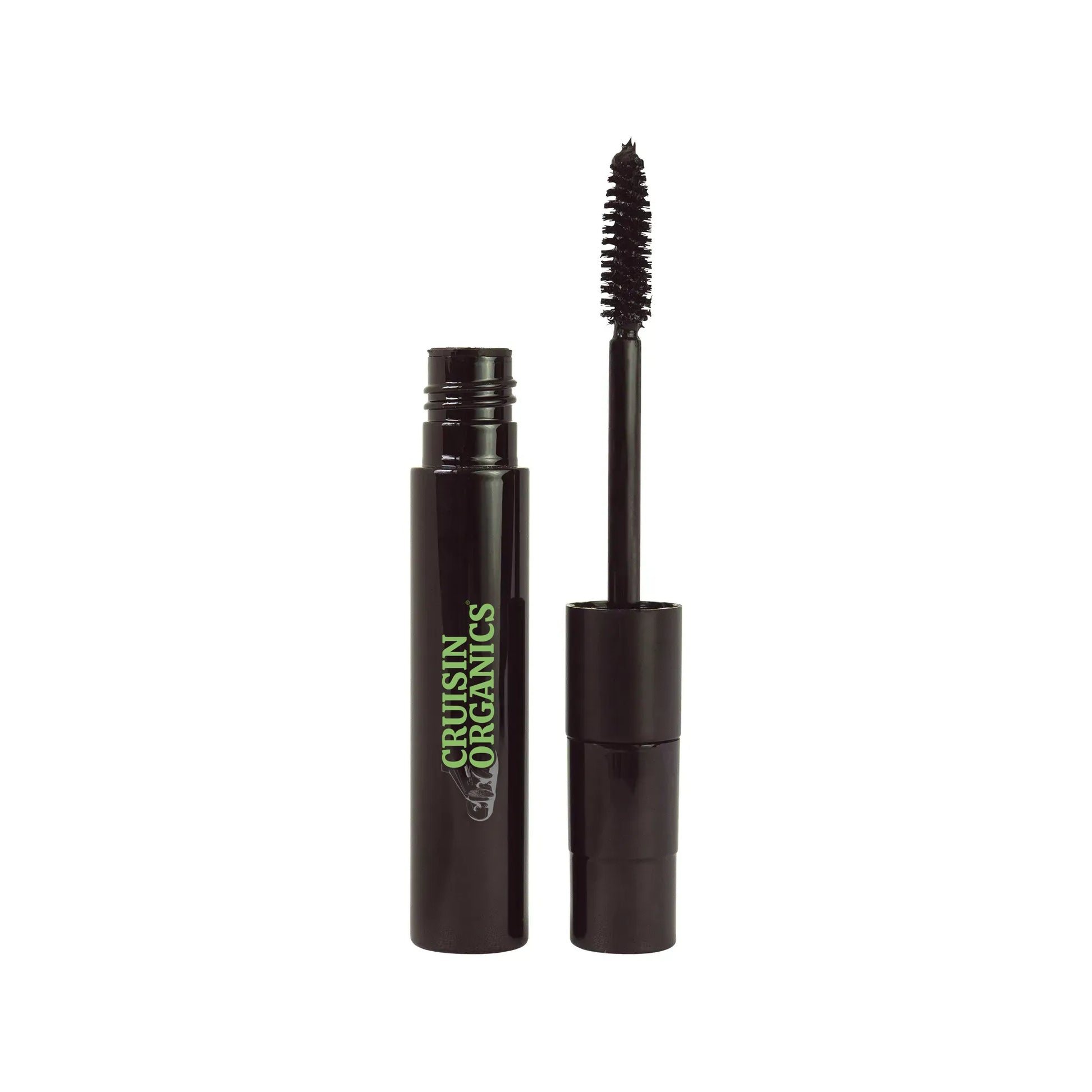 Cruisin Organics newly reformulated dual-lash mascara is here to give you the maximum volume for your beautiful lashes. There are two types of looks you can go for! Naturally defined lashes or a set of full-volume lashes. The larger wand provides full coverage on each lash, maximum volume and darkness you are looking for. The thinner wand gives you natural, wispy lashes to suit your mood and occasion. Our formula means no worries about smudging or flaking throughout the day.