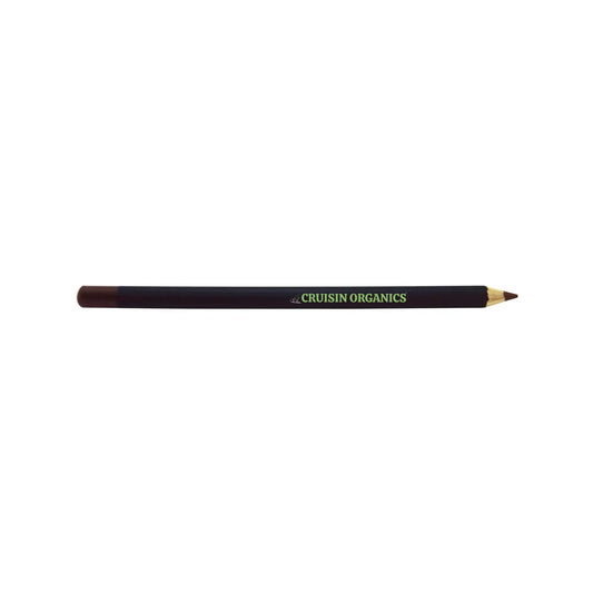 Enhance your gaze with our creamy Cruisin Organics Brown Eye Pencil.