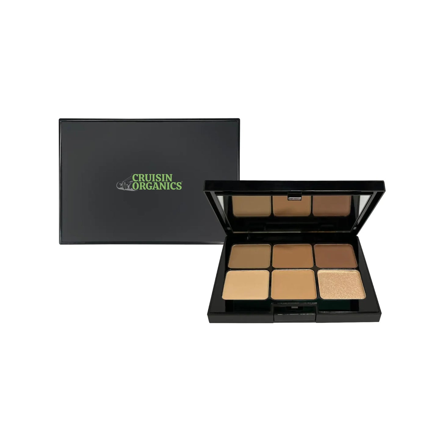 Unleash your inner beauty explorer with the Cruisin Organics La Creme Eye Shadow Palette! This travel companion for beauty lovers features 6 rich and shimmering shades to create endless looks. Perfect for on-the-go touch-ups, this mini palette from Cruisin Organics will take your makeup game to the next level!