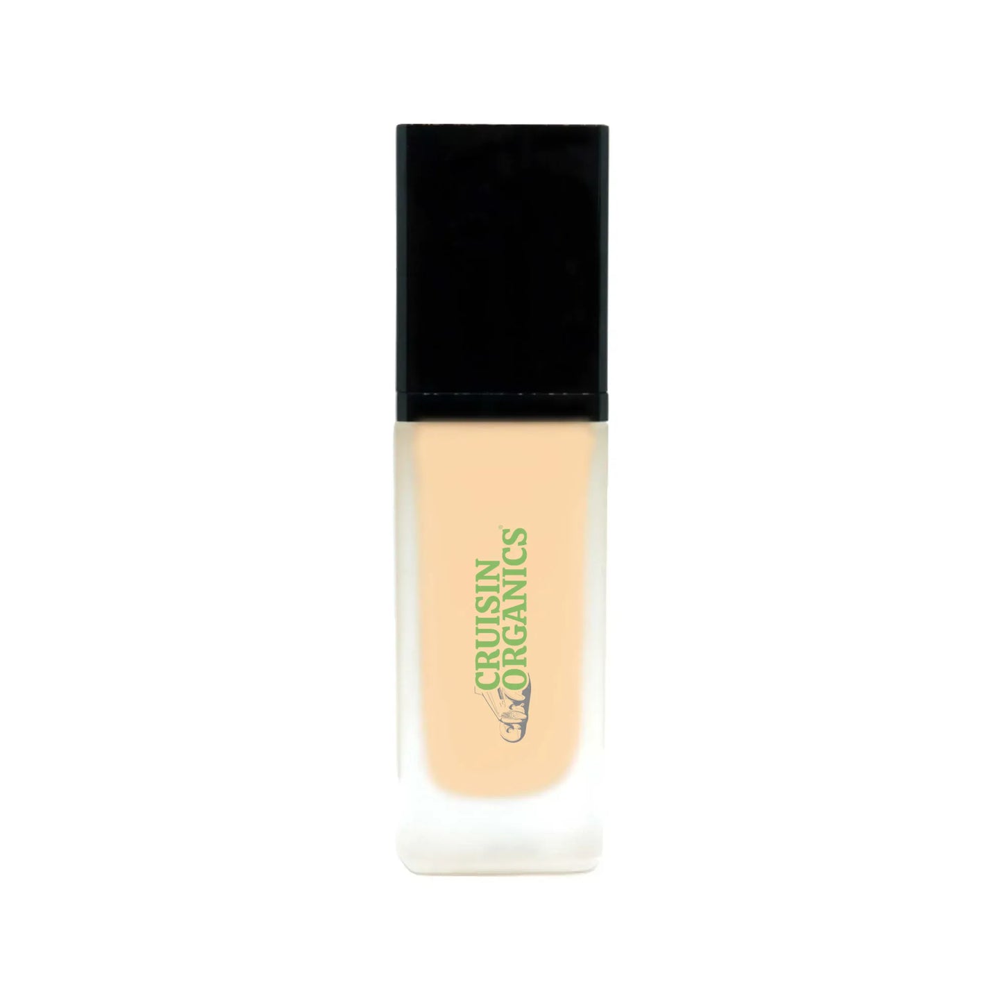 Glow with Cruisin Organics Peach Foundation! This SPF-infused foundation offers medium-to-full buildable coverage and a dewy, natural finish that will leave you looking radiant. It's the perfect choice for clients who want breathable coverage with the added bonus of SPF 15 sun protection. Don't miss out on this must-have foundation for a healthy and luminous complexion!