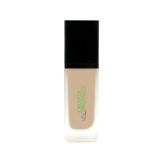 Expertly formulated by Cruisin Organics, the Sandscape Foundation provides medium to full coverage with a natural, dewy finish. Enriched with SPF 15, this paraben-free and vegan foundation not only enhances your complexion but also protects your skin from harmful UV rays. Discover a breathable foundation that keeps your skin healthy and radiant.