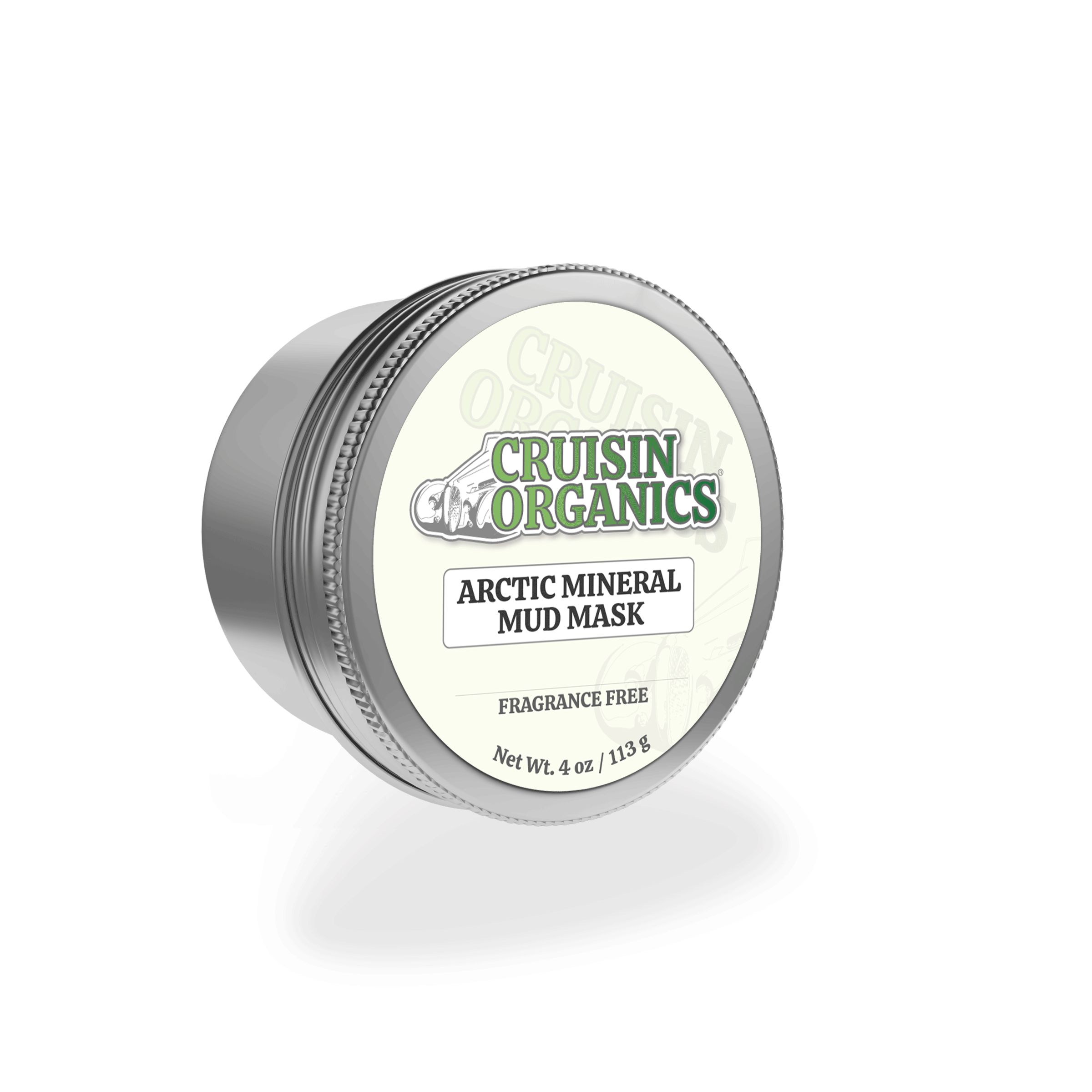 Cruisin Organics Mud Mask for glowing skin. Our Artic mineral is Vegan!