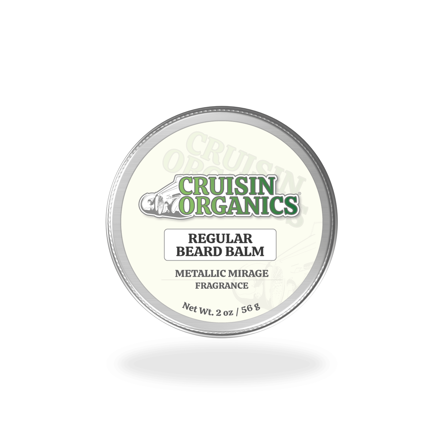 Indulge in Cruisin Organics' Metallic Mirage Beard Balm, packed with nourishing plant-based ingredients and a blend of aromatic spices. This dye-free, palm-free, vegan balm tames frizz and split ends while leaving behind a subtle yet stimulating scent. Shape your beard to perfection and elevate your grooming routine.