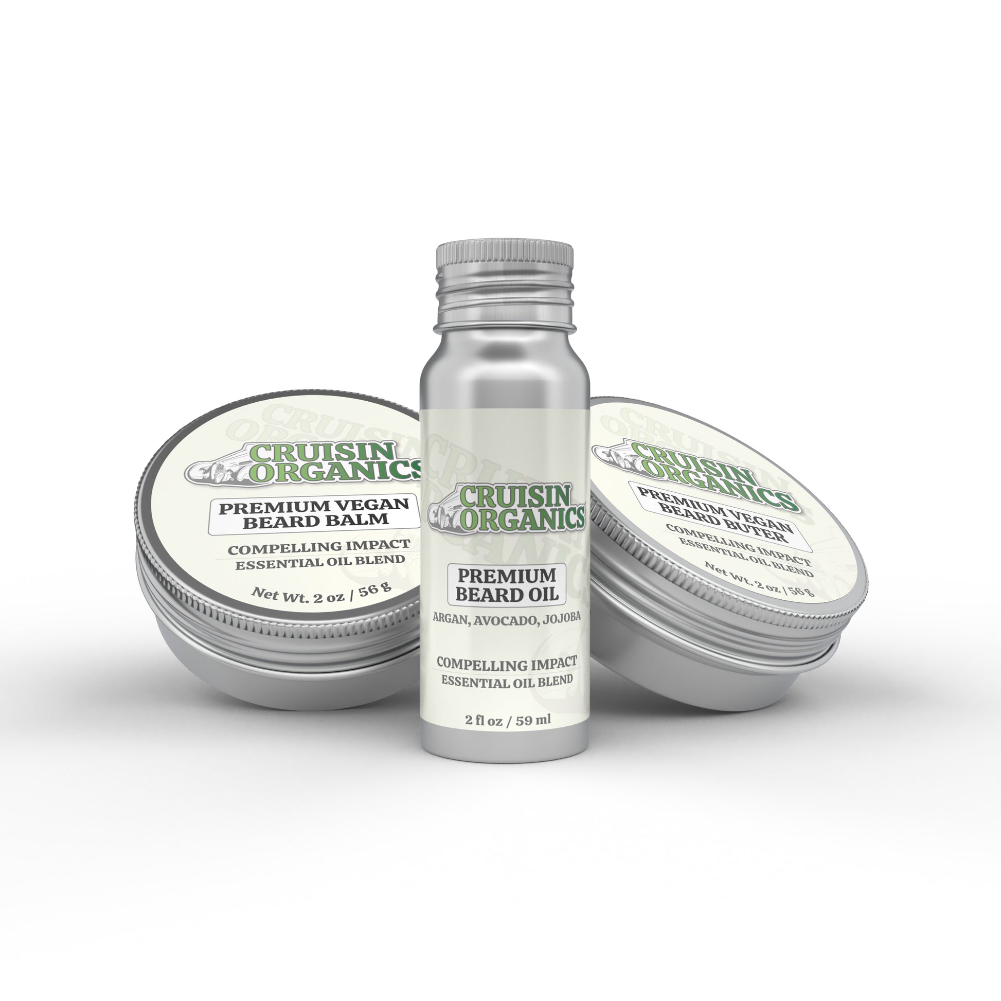 The ultimate solution for beard itchiness with Envy Itch B-Gone Beard Bundle Balm, Butter & Oil. Made with nourishing ingredients, this handmade vegan formula provides essential nutrients for optimal beard growth. Say goodbye to discomfort and hello to a well-groomed and healthy beard. Start your beard care routine today!