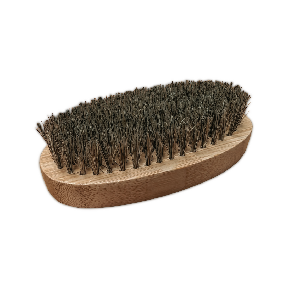 Cruisin Organics Bamboo beard brush. Made with medium firm boar hair and sustainable bamboo, it&