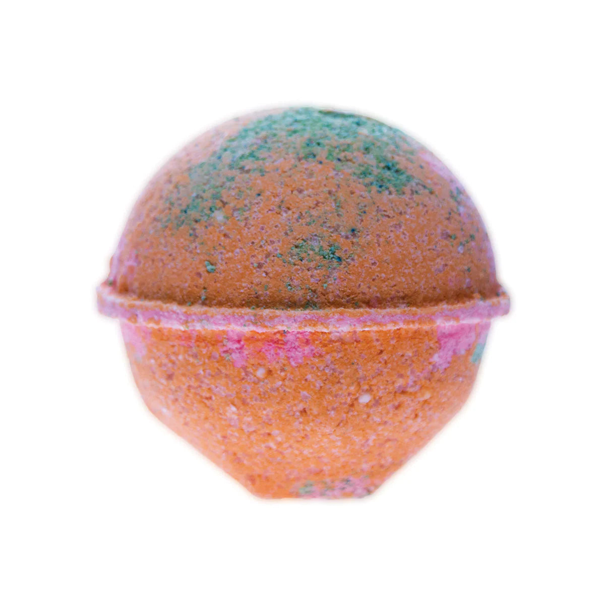 Handmade. Cruisin Organics' Brilliant Guava Bath Bomb. This vegan and palm-free escape features Kaolin Clay, Shea and Cocoa Butters, and a blend of guava, mandarin balm, and passion fruit for a truly indulgent experience. Let your worries fade away with every use.