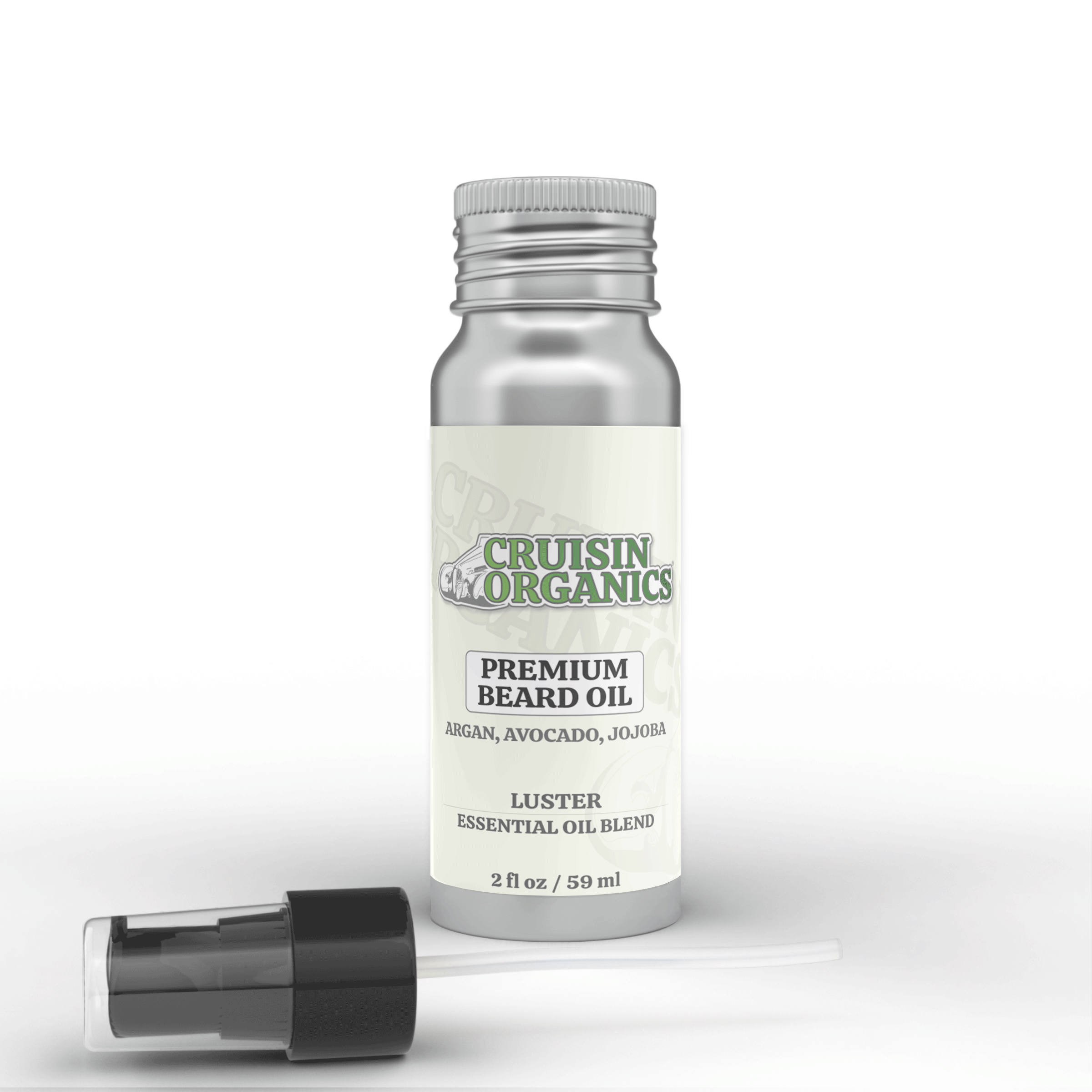 Buy a refreshing burst of citrus mint and calming lavender with Cruisin Organics Luster Beard Oil. Made palm-free and vegan, this nourishing blend will leave your beard looking healthier and feeling softer, giving you the confidence and style you desire. Elevate your grooming routine with this rejuvenating essential.