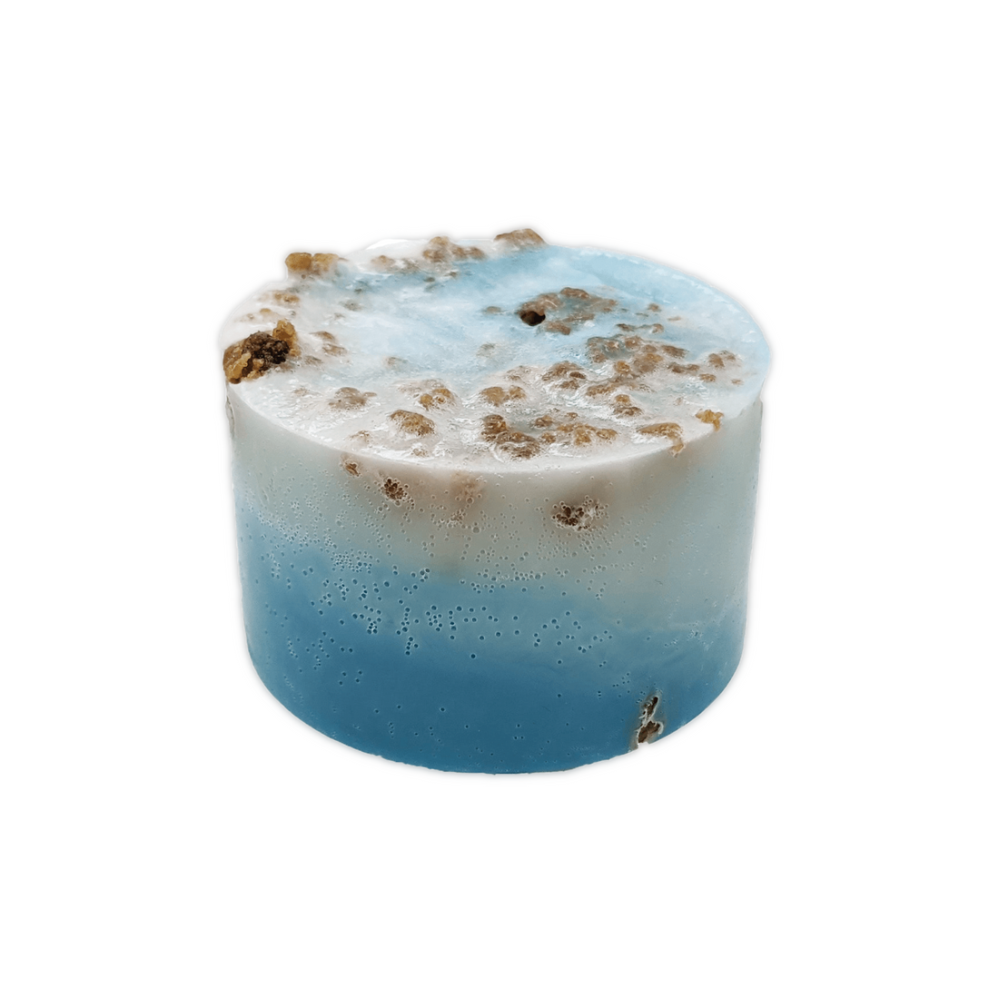 Cruisin Organics Sparks soap features a potent masculine scent; notes of patchouli, vanilla, clove, and leather make a statement.