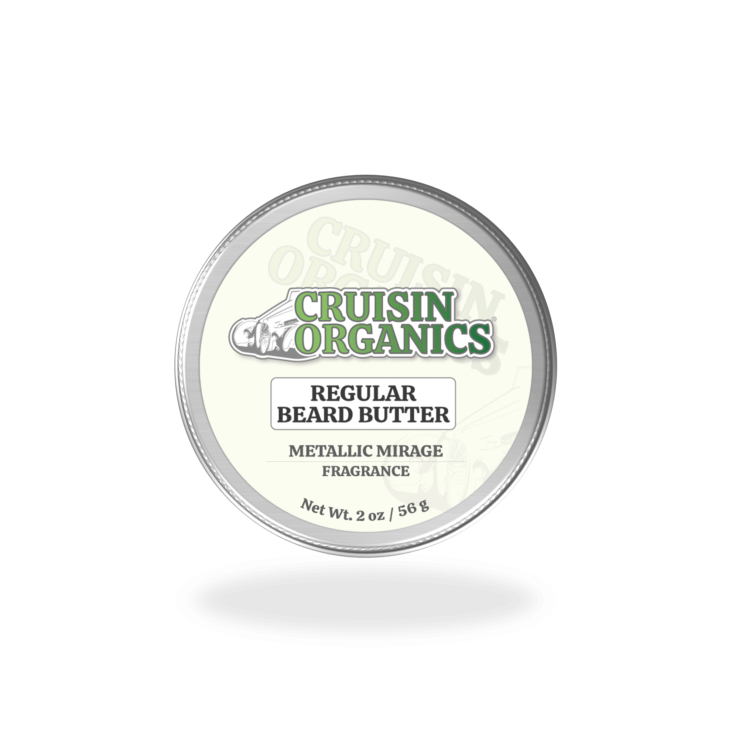 Your bold and tantalizing scents of almond, allspice, anise, cinnamon, and nutmeg. Cruisin Organics Metallic Masterpiece Beard Butter. Free of dyes and palm oil, this handmade blend nourishes and adds a touch of glamour to your grooming routine. Infused with a delicious blend of essential oils, it controls static, prevents split ends, and creates a luscious masterpiece. Made with premium ingredients, it&