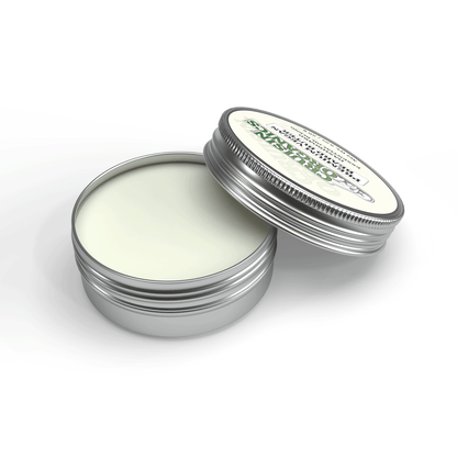 Invigorating blend of top notes, crisp and musky middle, and warm cedar and pine base with Cruisin Organics Manlfest Pine Beard Butter Candelilla Wax Palm-free Vegan. Our all-in-one product shapes and controls your beard effortlessly - just apply a dab to your palm, glaze your beard, and style it to perfection. Our vegan formula is carefully crafted with a blend of plant-based ingredients and essential oils for a nourishing and aromatic experience. Feel the difference with every use!